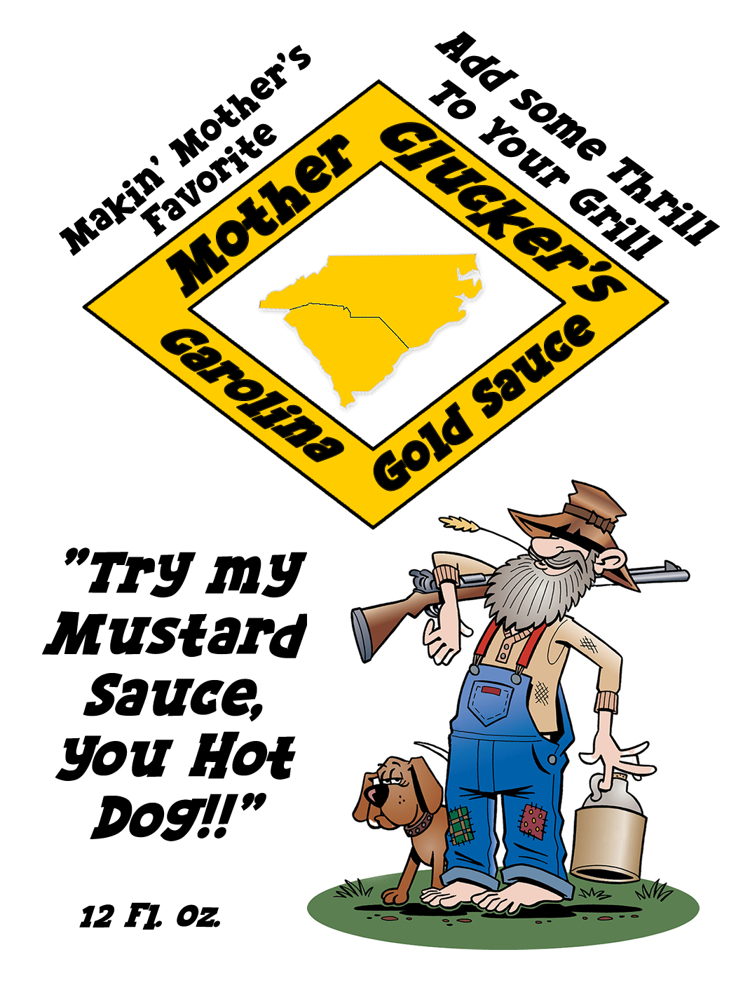 Mother Clucker’s Carolina Gold BBQ Sauce